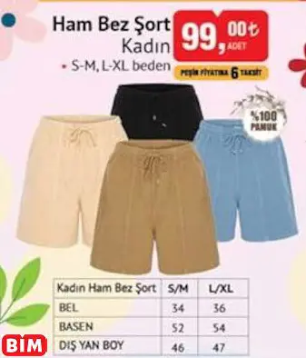 HAM BEZ ŞORT KADIN HAM BEZ ŞORT KADIN